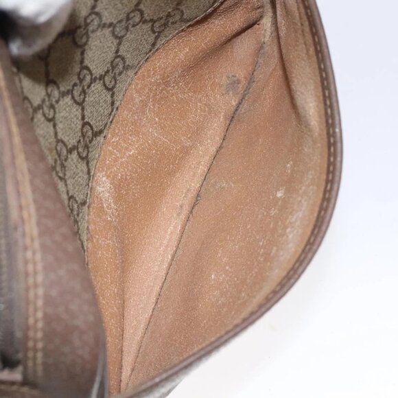 GUCCI GG Supreme Shoulder Bag PVC Beige Gold 007 115 6423 Auth BA3357 - Picture 10 of 16